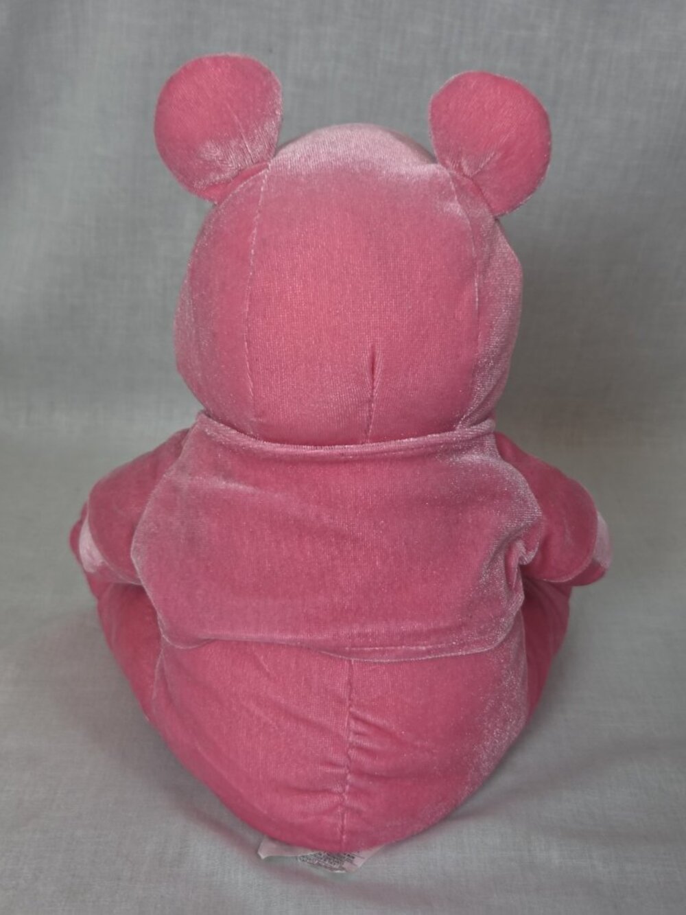 Pink Winnie The Pooh Bear Plush 11" Velvet Sweet Tickle Disney Store Stuffed - Picture 3 of 7